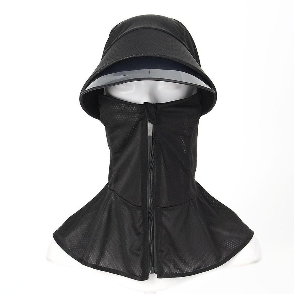 Солнцезащитный козырек для лица Солнцезащитный козырек Летняя шляпа Черный