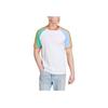 adidas Футболка Originals Trefoil Enjoy Raglan, спортивная, с коротким рукавом, в полоску, мужская, белая IT8190