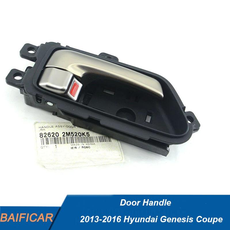 Baificar Brand New Chrome Interior Door Handle Catch 82610-2M520K5 82620-2M520K5 For 2013-2016 Hyundai Genesis Coupe