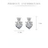 Sace Gems Classic Copper Alloy Zircon Earrings Ladies Jewelry Wedding Promise Party Gift