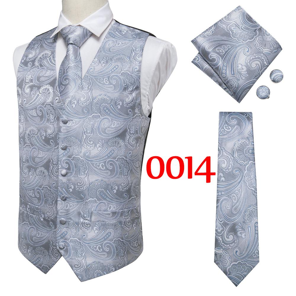 Зеленый Цветочный Мужской Жилет Рождественское Платье Жилет Костюм Ретро Смокинг Выпускного Вечера