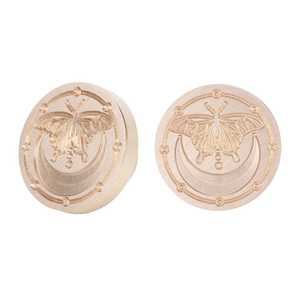 25 мм круглая ретро печать сургучная печать голова павлина бабочка запечатывающие штампы для свадебных приглашений украшения визитная карточка