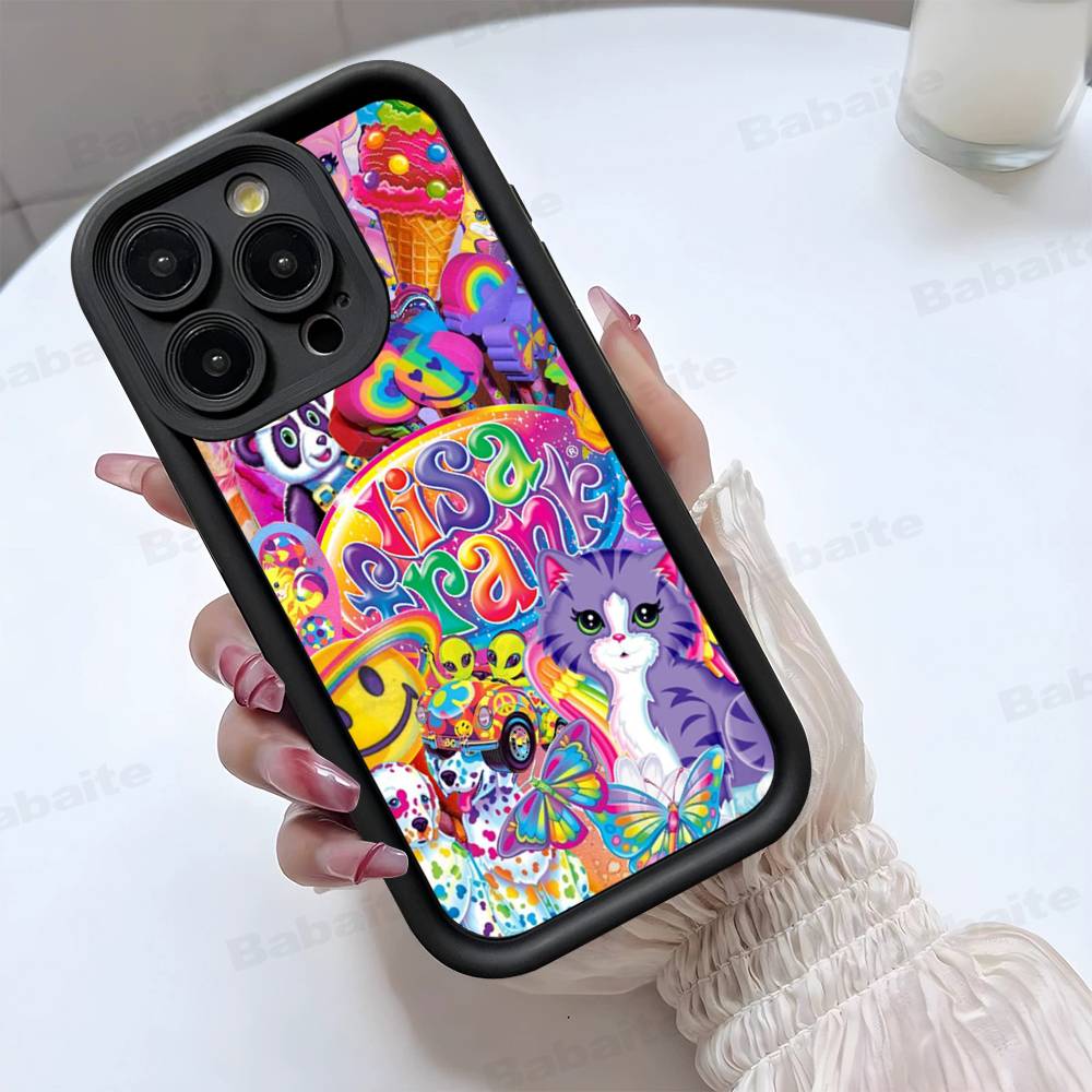 Чехол для телефона с рисунками Лизы Фрэнк Для IPhone 17 16 15 14 Plus 13 12 11 Pro Max Силиконовый чехол
