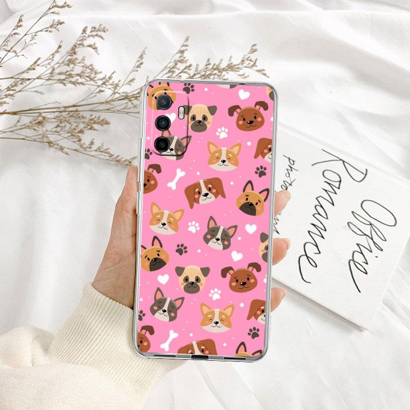 Cute Dog Art Phone Case for Motorola Moto G10 G20 G30 G31 G32 G34 G35 G41 G42 G50 G51 G52 G55 G60 G60S G62 G71 G72 G75