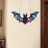 Halloween Bat Acrylic Window Hanging Gothic Bat Hanging Ornament Bat Hanger Pendant Spooky Bat Decor Home Car Ornament