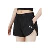 Puma Спортивные шорты прямого покроя с логотипом, женские, черные 671773-01