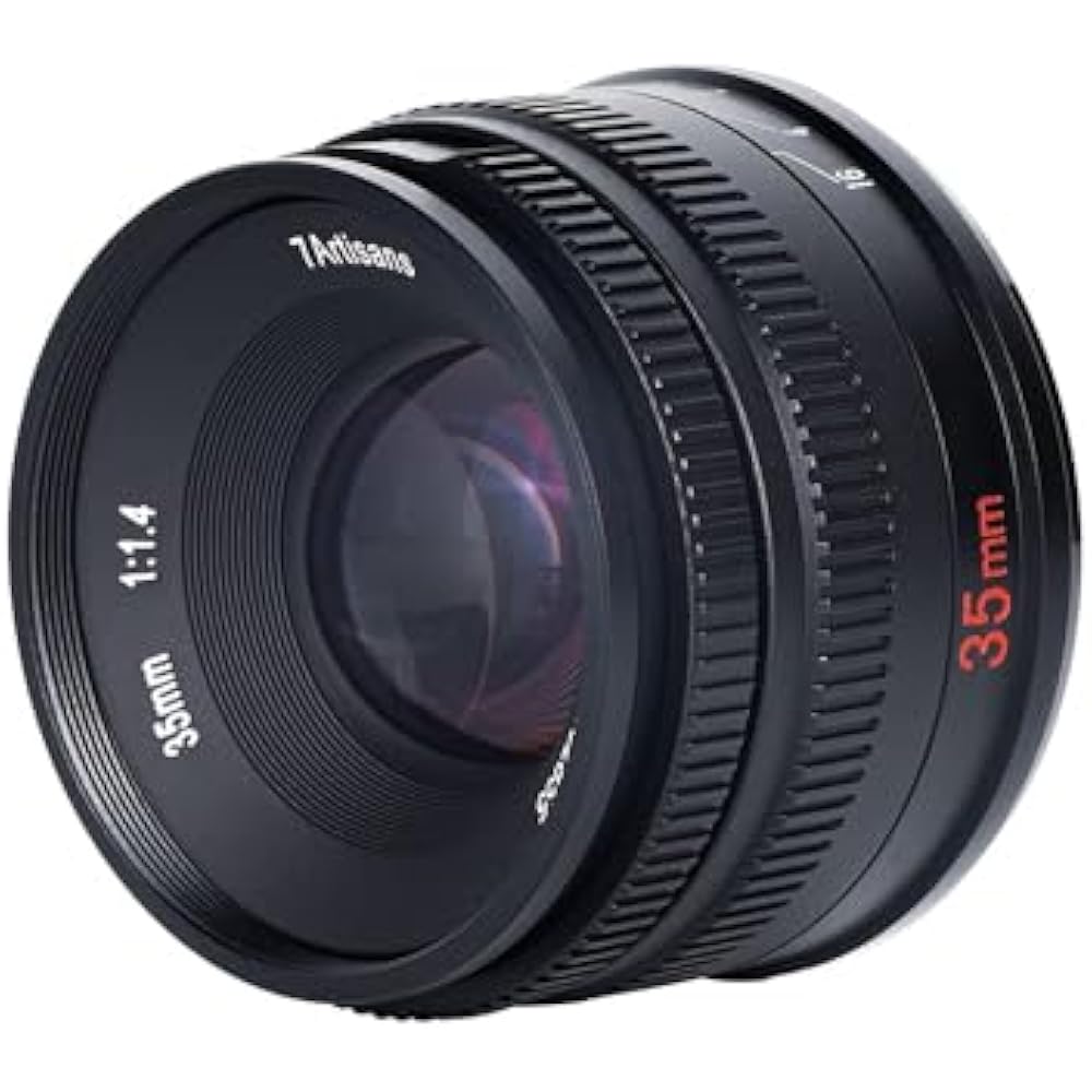 7artisans 35mm F1.4 II RF Mount APS-C Объектив с фиксированным фокусным расстоянием (Оригинальный отечественный продукт, 2 года гарантии...