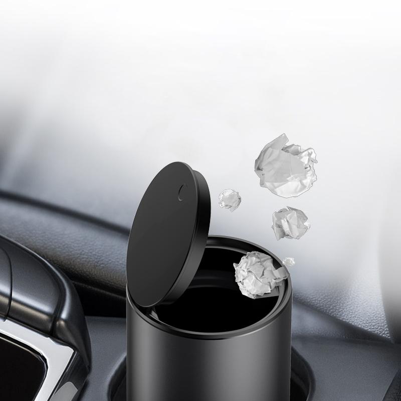 adrjhr1 2025 Hot Auto Trash Can Alloy Car Organizer Storage Bag Ashtray For Mercedes Benz W212 W204 W211W168 W213 W205 W210 W124 Accesso