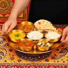 8PCS Reusable Condiment Bowl Set with Serving Tray Side Dish Bowl Durable Fruit Plates  Restaurant