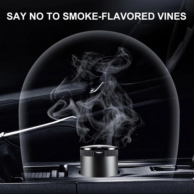IJZN6 Car Ashtray Cigarette Holder LED Light Interior Accessories Stickers For Mercedes Benz C400 C450 C160 C180 C200 C220 C250 C300
