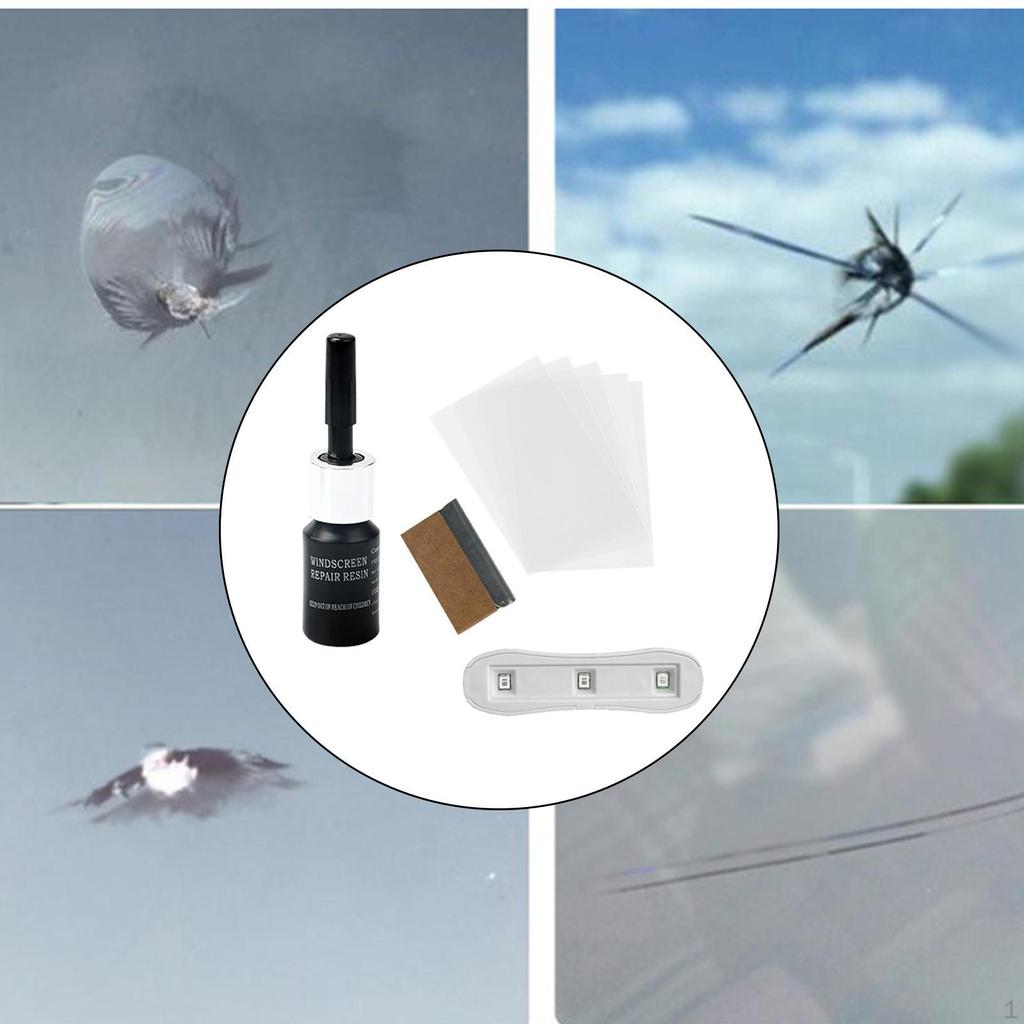 Car Windshield Crack Repair Kit Vehicle Glass DIY Windscreen Tool Automotive Fluid Glue