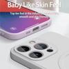 Роскошный мягкий силиконовый чехол Magsafe Liquid для iPhone 16 15 14 13 12 11 Pro Max Plus, прочный магнитный чехол для беспроводной зарядки