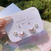 Colorful Aurora Butterfly Earrings with Silver Needle - Cool, Simple & Niche Design