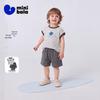 minibala Unisex Kids Cotton-Feel Quick-Dry Short Sleeve & Shorts Set