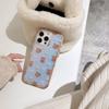 For iPhone 16 Pro Max Case IMD Laser Bear Design TPU Shockproof Phone Cover