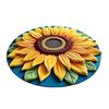 3D Sunflower Floral Plush Rug Non-Slip Backing Easy To Clean Various Sizes Living Room Rug Home Decor