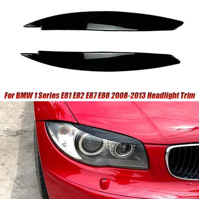 Для BMW аксессуары 1 серии E81 E82 E87 E88 2008-2013 автомобильные фары лампы брови веки крышка отделка детали