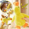 Duck Dog Toy Plush Chew Resistant Durable Dog Toy with Quacking Sound Teeth Grinding Relief Soft Companion for Small Large Dog