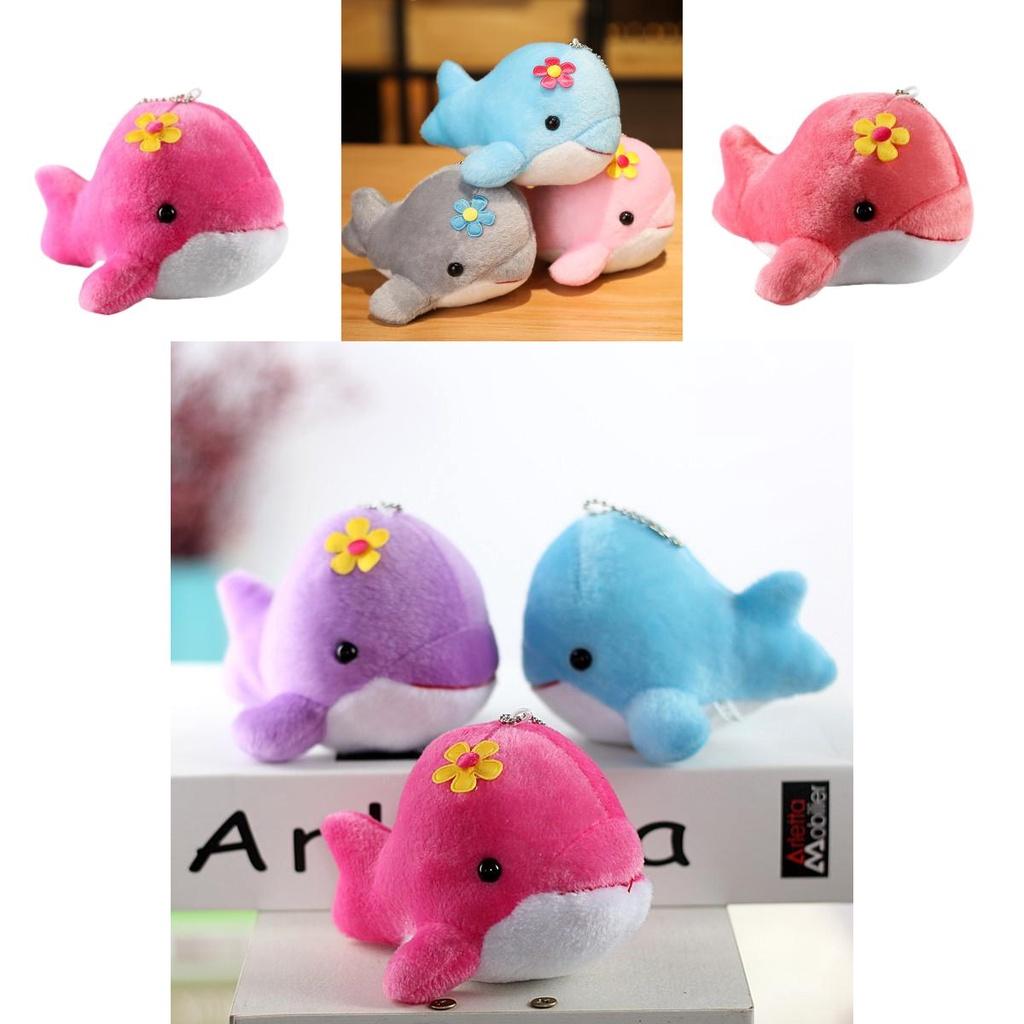 Милая плюшевая игрушка дельфин, подвеска-кит, мини-кукла для корпоративных мероприятий, мягкая набивная игрушка, подарок с логотипом