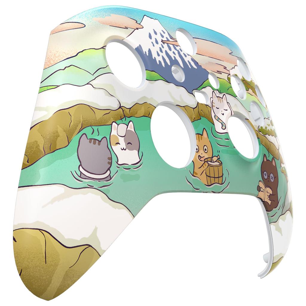 custom faceplate shell for Xbox Series featuring a cute design and soft touch front housing for Xbox Series and Xbox Core consoles not Spring