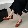 Women's Elegant Kitten Heels  Jones Shoes Fall  Luxury Office Designer New Shallow Mouth Mujer Pump Zapatos