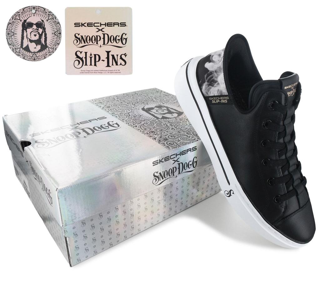 Skechers X Snoop Dogg - Slip-ins One OG - Мужские Кроссовки Обувь Черный 251016-BKW ОРИГИНАЛ