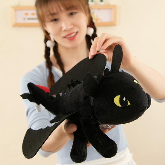 Дракон плюшевая игрушка с подвижными крыльями летающий беззубый мотоцикл люк на крыше украшение дракона аксессуары для салона автомобиля