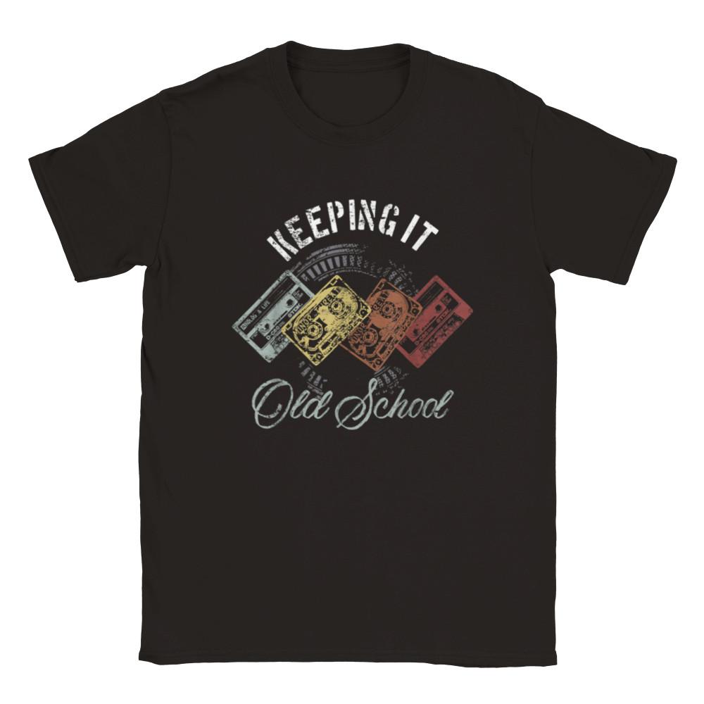Keeping it Old School - Music - Unisex Crewneck T-shirt Unisex T-Shirt