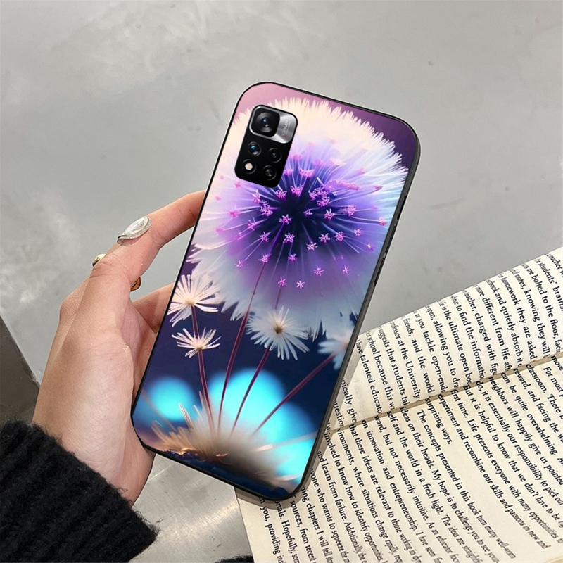 Чехол для телефона с цветком одуванчика для Xiaomi Redmi note 13 12 Pro 11S 11 10 Pro 10S 12S Redmi 10 13C 9C