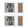 2 шт. Цифровой ЖК-дисплей Измеритель температуры и влажности Цифровой термометр Гигрометр Спальня