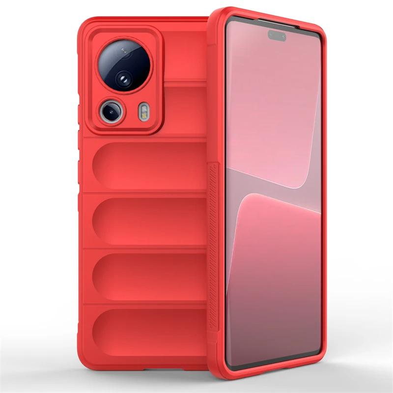 Для Xiaomi 13 Lite 13 Ultra 13 13T Pro 5g задняя крышка телефона чехол мягкий жидкий силикон противоударный защитный чехол Funda Coque