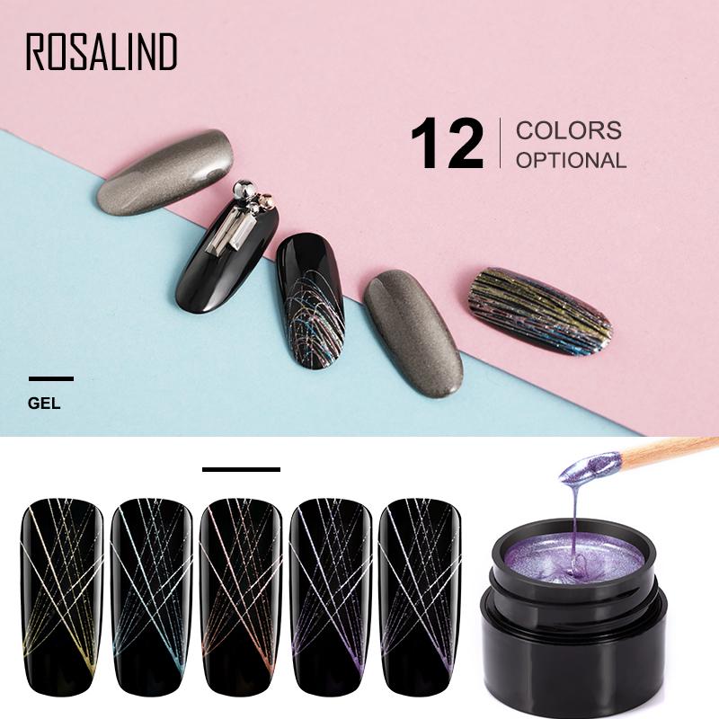 ROSALIND 5ml Gel Nail Polish DIY Nail Design Point To Line Drawing Painting