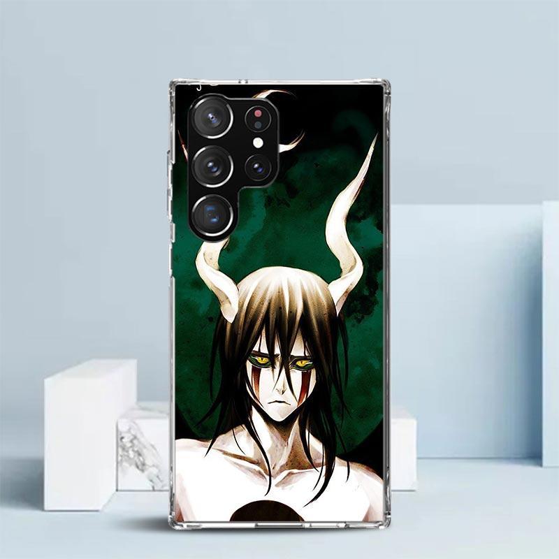 Чехол для телефона Bleach Улькиорра Сифер 4 для Samsung Galaxy S24 S25 Edge S26 Ultra S22 S23 Plus S21 + S20 FE Мягкий ТПУ Задняя крышка Gala