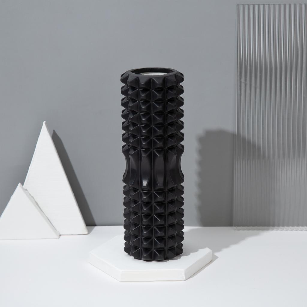 Connors Solid Foam Shaft Muscle Relaxation Skinny Leg Roller Massage Yoga Column Auxiliary Tools Supplies Equipment.