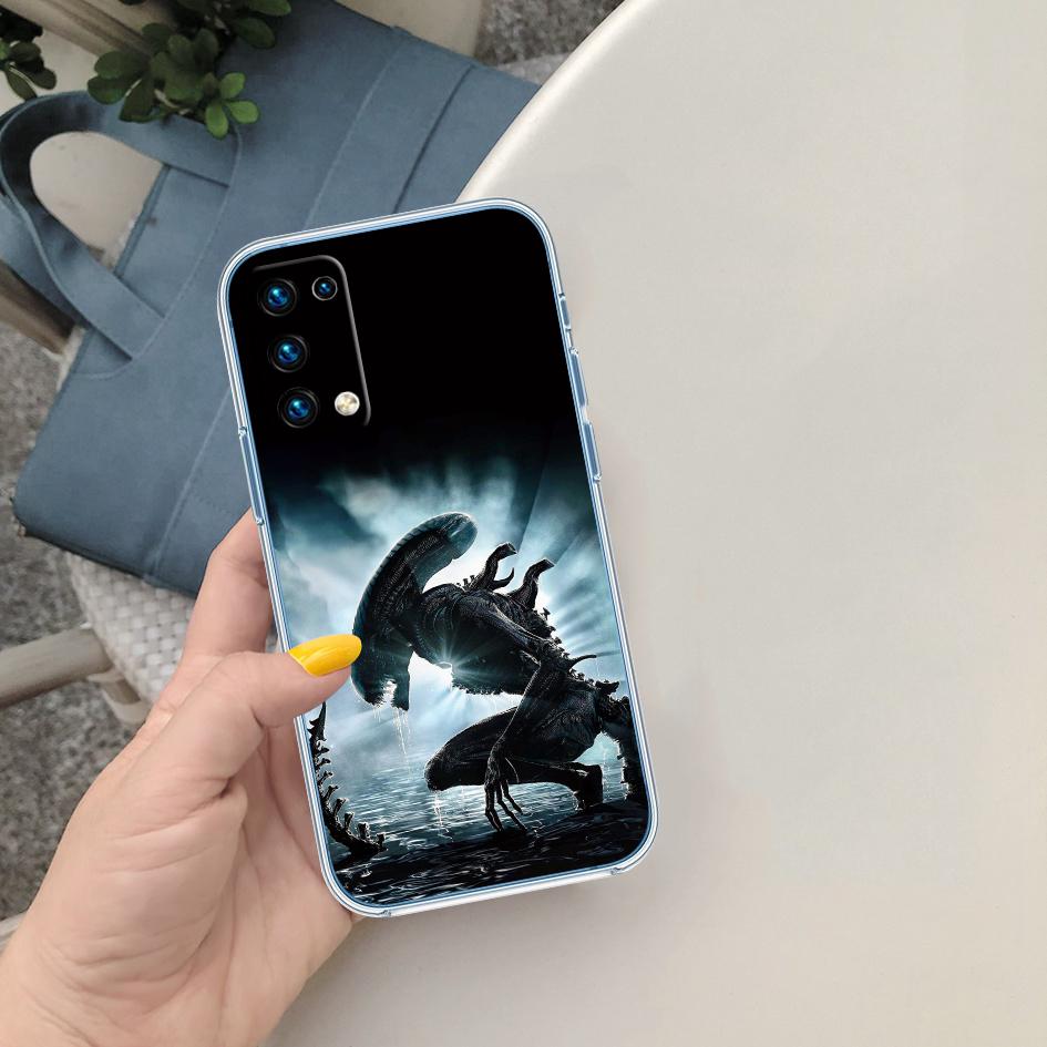 CJ4 Aliens vs Predator Xenomorph Soft Shell Transparent Phone Case for Samsung Galaxy A04 A04S A14 A23 A34 A54 M23 M33 M52 M53