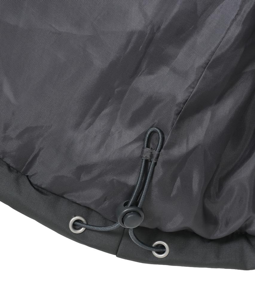 BAUF Round Double Button Puffer Jacket [Charcoal]