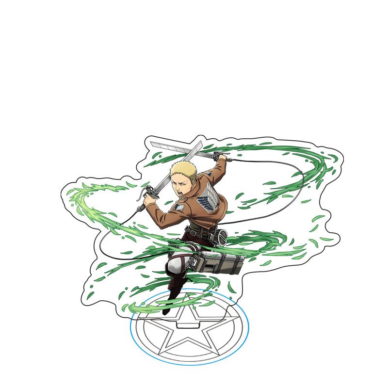 15cm Anime Attack On Titan Acrylic Stand Action Figure Toy Cartoon Figures Desktop Home Decoration