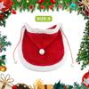 Костюм на Рождество для кошек и собак, шапка Санты с шарфом и для маленьких собак - Забавный наряд с шапкой и шарфом Санты для праздничных фотографий