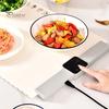 Силиконовый электрический подогреваемый лоток, портативный рулонный подогреватель для еды, 5 настроек температуры, автоматический отключающийся коврик для подогрева еды, вилка стандарта США