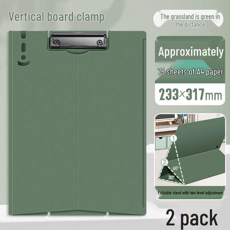 A4 Thick Stand-up Clip Folder & Writing Pad Board
