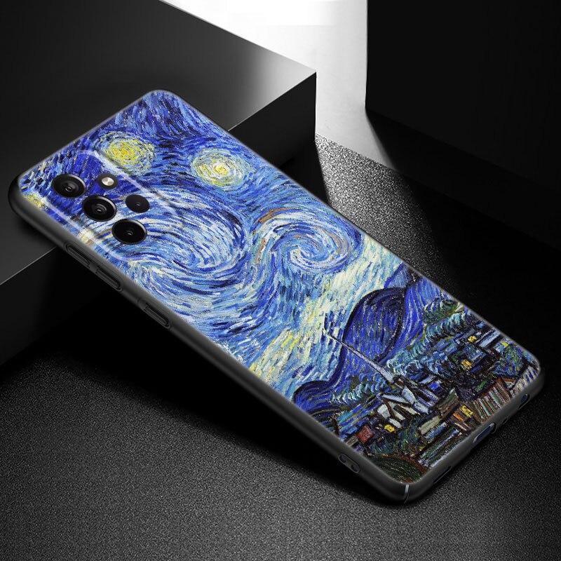 Чехол для телефона с масляной живописью Ван Гога для Samsung Galaxy A21 A30 A50 A52 S A13 A22 A32 A33 A53 A73 5G A11 A12 A31 A51 A70 A71 A72