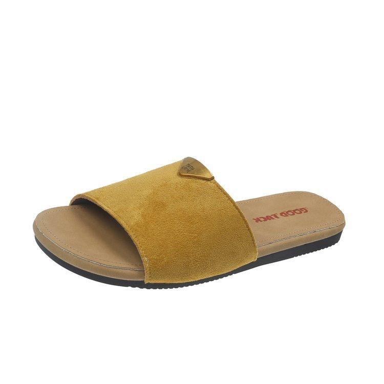 Internet celebrity soft flat-bottomed Boken slippers women's 2025 summer new soft leather women's shoes non-slip versatile casual one-word slippers