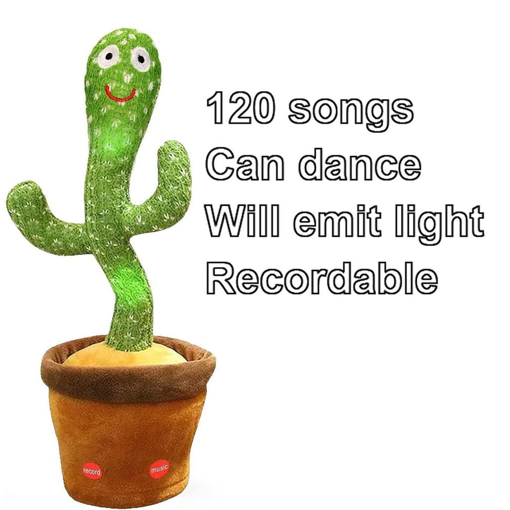 Говорящая танцующая игрушка-кактус