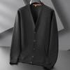 Debinze Men's Plus Size V-Neck Knit Cardigan