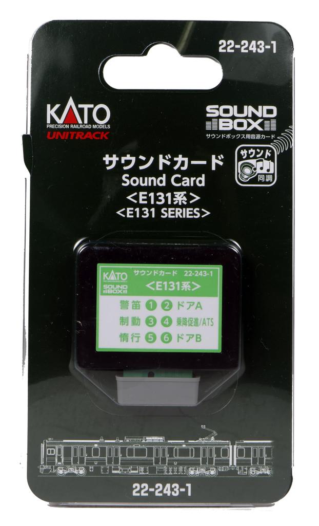 KATO Звуковая карта N Gauge E131 Series Железнодорожные принадлежности для моделей 22-243-1