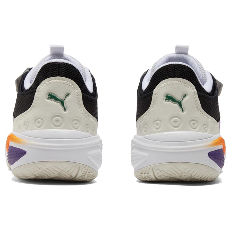 Puma Court Rider I 'Белый Фиолетовый Призма' (унисекс) Белые / Призматично-фиолетовые баскетбольные кроссовки 195634 02