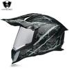 Off-road Rally Helmet Full Helmet Locomotive Long-distance Men's and Women's Multifunctional New Double Lens Highway Rally Universal in All Seasons