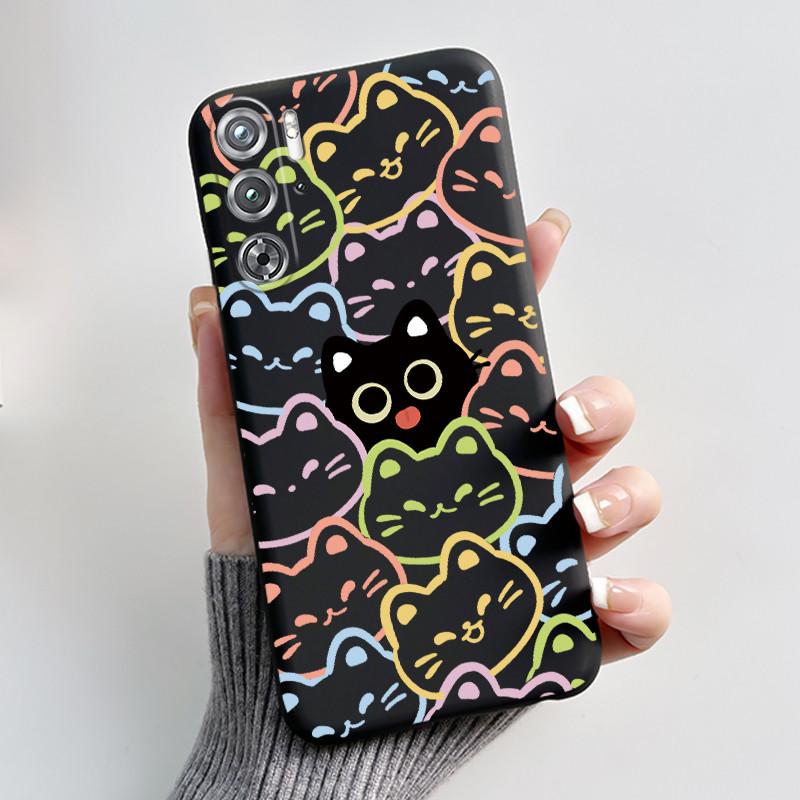 Чехол для телефона ZTE Nubia Red Magic Redmagic 9 9S Pro Plus 5G, милый кролик с сердцем, защитный, черный матовый ТПУ, мягкий чехол-бампер
