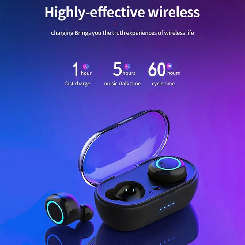 НОВЫЕ наушники Y50 TWS Bluetooth беспроводные наушники стереонаушники 5.0 беспроводные наушники с микрофоном для всех смартфонов