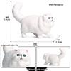 Three-Color Animal Model Plush Cat Toy - British Shorthair, Siamese, Persian, Orange, and Leopard Cat Simulation for Kids.